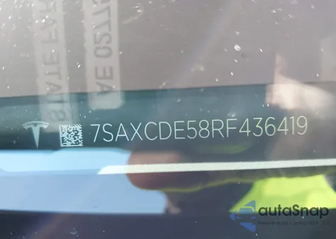 2024 Tesla Model X Long Range z USA, uszkodzony, nr VIN 7SAXCDE58RF436419